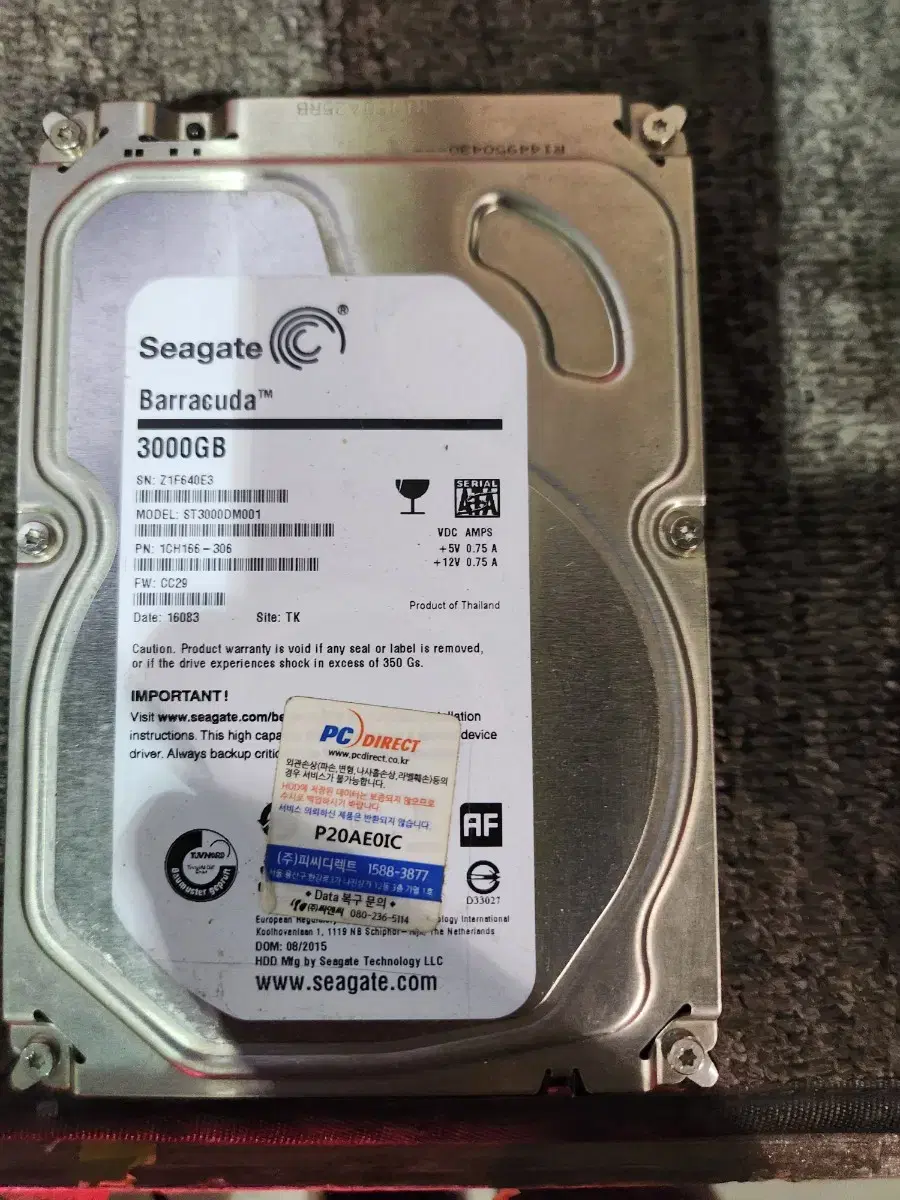 3.5 3TB seagate hdd